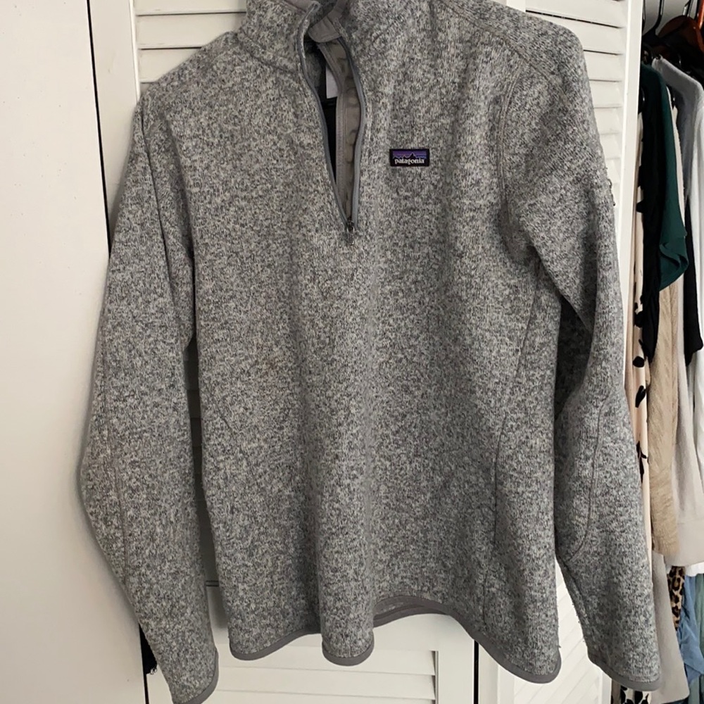 Gray Patagonia zip